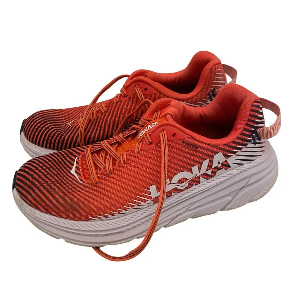 Hoka One One Rincon 2 Women's Orange Running Shoes Size 8 Lightweight